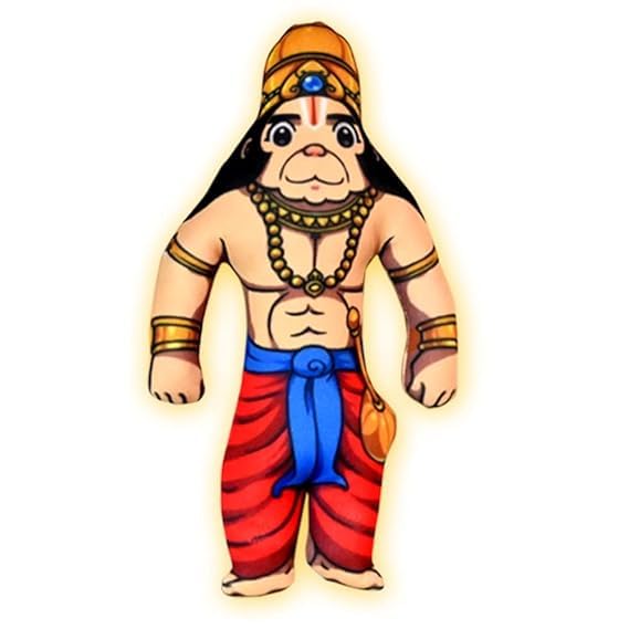 Vrindavanstore.in Hanuman- Soft Toys Kids Gift Home Decoration Hanuman Plush Toy - Gift for Boys, (B0CRRW2H26) Amazon Price History, Amazon Price Tracker
