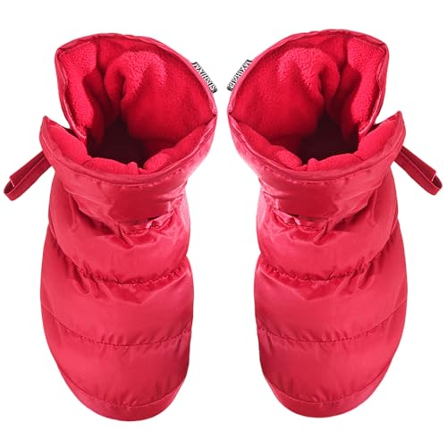 Pantoufles montantes chaudes antidérapantes femme chausson duvet maison