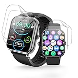 【4枚セット】 KOMOI スマートウォッチ フィルム 保護フィルム 1.83インチ 【NOUKAJU】 保護フィルム TPU製素材 傷防止 高透過率 指紋防止 装着簡単 極薄 撥水撥油 フィルム Smart Watch 1.83インチ 保護フィルム (非強化ガラス）