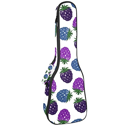 Housse ukulélé étanche et rembourrée couleur mûre pour protection concert 61 cm