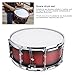14in Snare Drum Kit PET Metal 8 Lug Snare Drum Marching Band Percussion Instruments with Sticks and Strap for Adults and Beginners