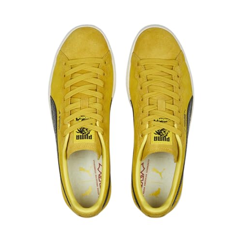 PUMA Mens Staple X Suede Lace Up Sneakers Shoes Casual - Yellow - Size 9 M4