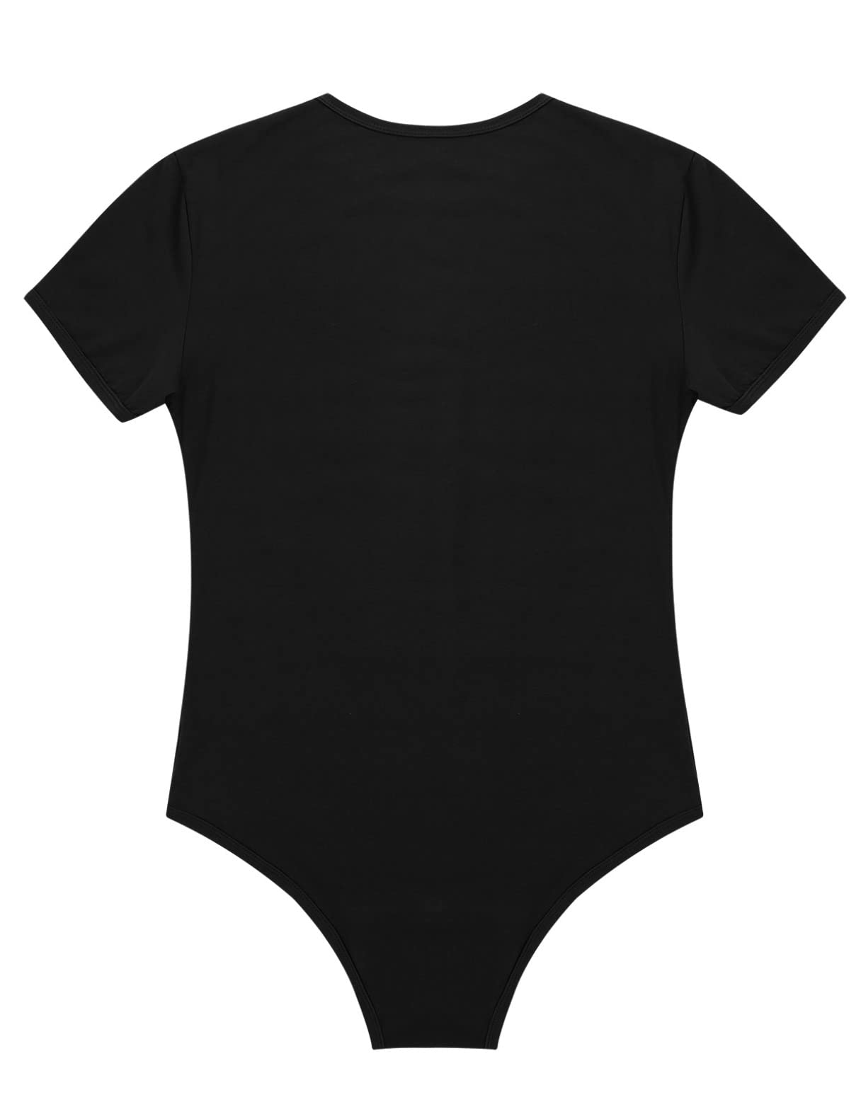 FEESHOW Herren Body Kurzarm Bodysuit Jumpsuit Fitness Sport Shirt Erwachsene Strampler Einteiliger Unterwäsche Nachtwäsche