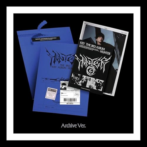 (ARCHIVE Ver.) SHINEE KEY HUNTER 3rd Album / CD+Photo Book+Sticker+Poster+2 Card+GIFT