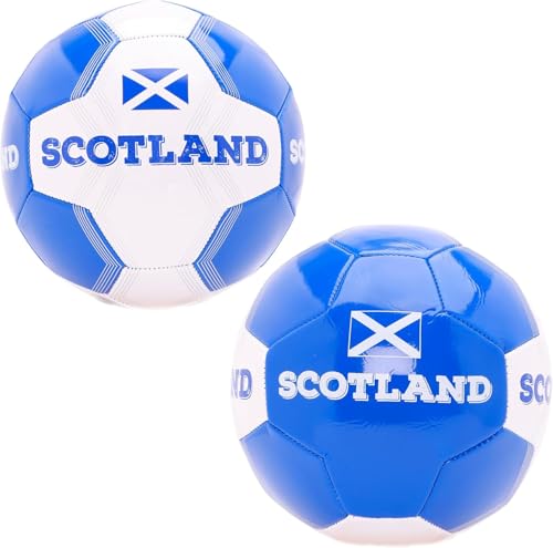 Toyland® Scotland Fútbol temático de Campo (8 Libras/tamaño 5) - Euros & Copa del Mundo - Juguetes para Exteriores - 14 Estilos Disponibles