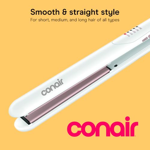 Conair Hair Straightener, Double Ceramic, 1" Extra-Long Plates - image 2