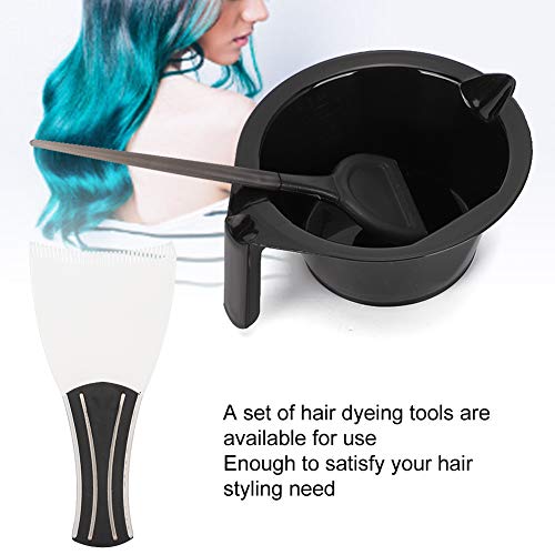 Tyenaza 3 peças conjunto de ferramentas de tingimento de cabelo, placa de tingimento de cabelo, crem