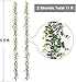 Lvydec 2 Pack Artificial Eucalyptus Garland, Fake Eucalyptus Greenery Garland Wedding Backdrop Arch Wall Decor, 5.5 Feet/Strand Fake Hanging Plant for Table Festival Party Decoration