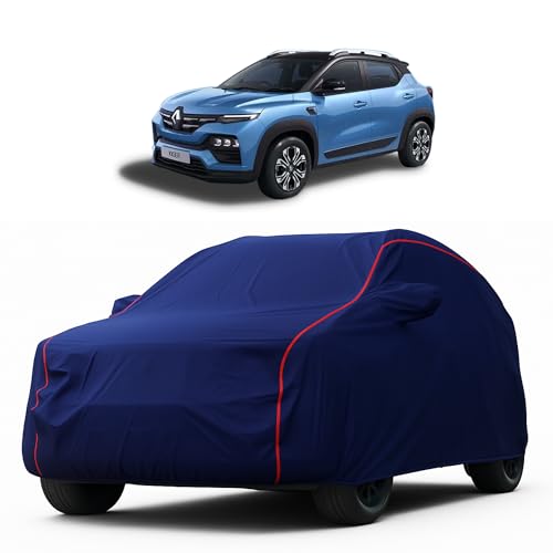 Image of Heavy-Duty Car Cover for Compatible with Renault Kiger (2021 to 2025 All Models) Deluxe Car Protection Cover - Waterproof & UV-Resistant All-Season Exterior Protection