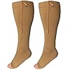 Runee Wide Calf Zipper Compression Socks, Open Toe, Extra Calf SupportRunee Wide Calf Zipper Compression Socks, Open Toe… Runee Wide Calf Zipper Compression Socks, Open Toe, Extra Calf SupportRunee Wide Calf Zipper Compression Socks, Open Toe…