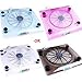 Meipai Laptop Cooler USB Cooler Duży wentylator, Stojak LED Light Cooler Base Pad, do 15-calowego notebooka PC