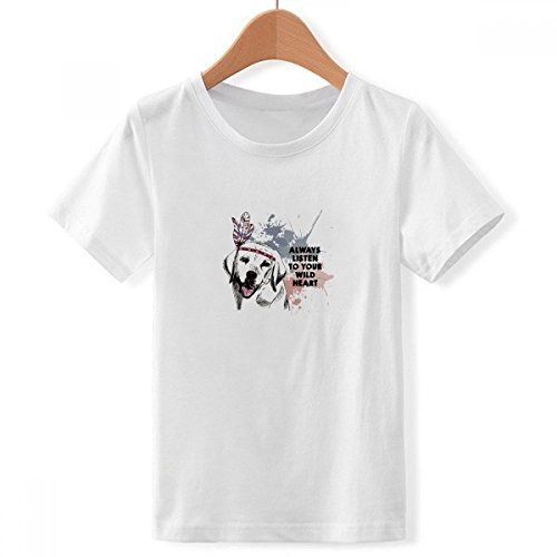 T-Shirt Blanc pour Les Garcon XX-Grand Vêtements pour Chien Col Ras du Cou