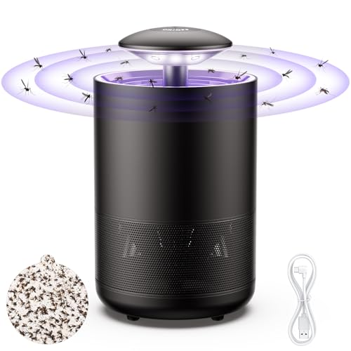 Trampa para moscas de la fruta para interiores, trampa para mosquitos y mosquitos, portátil, con cable de alimentación USB