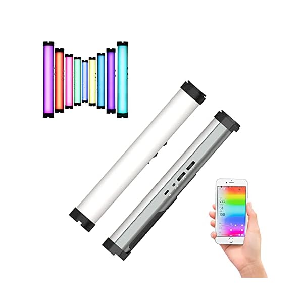 YC Onion RGB Licht LED Beleuchtung Videoleuchte Lichtstab Handheld Fotografie Licht mit App-Steuerung, CRI98 +, TLCI 98…