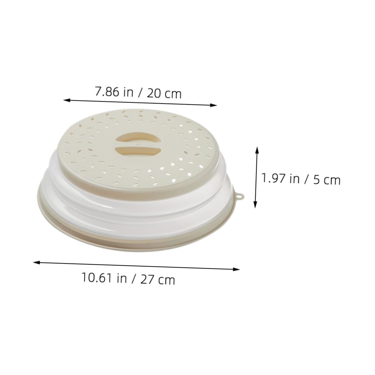 DECHOUS Cubierta de Microondas Plegable Pp 4 Piezas para Cocina Resistente al Aceite Color Aleatorio