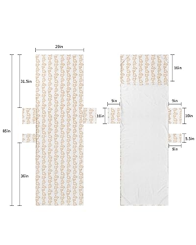 Thanksgiving, Beach Lounge Chair Towel Cover, Soft Chaise Lounge Towel with Side Pockets Patio Pool Chairs Cover for Beach/Pool Sunbathing 29x85 Geometric Pumpkins Fall Minimalist Aesthetics