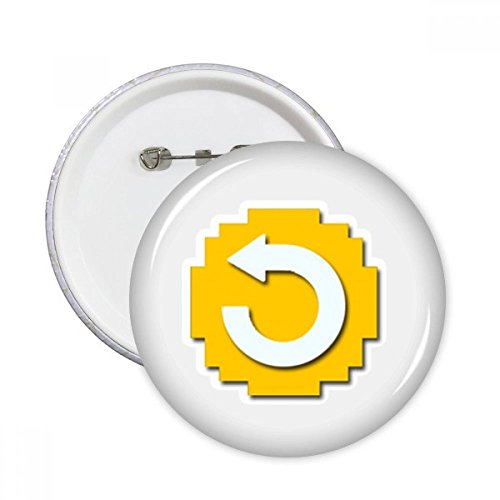 Badge bouton pixel ChickenGo pour vêtements et déco | Lot de 5 pins multicolores L