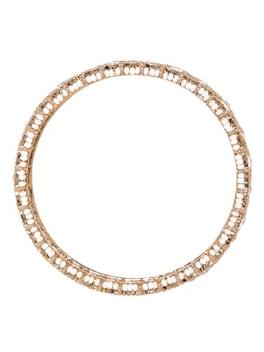 Image of Rubans Bangles Set of 4 American Diamond Zirconia Stylish Trendy Jewellery Gift for Women & Girls