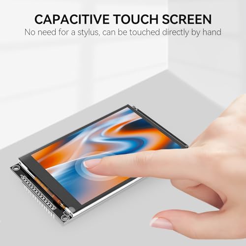 Image of 1PCS LCD Display 4.0 Inch 320x480 TN Capacitive Touch Screen Esp32 Display Module SPI Serial ST7796S Driver for Ar duino R3 /Mega2560 (Black)