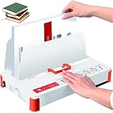 Design compatto e portatile: questa rilegatrice elettrica è ottimizzata per una facile conservazione e trasporto, rendendola una scelta eccellente per la rilegatura di documenti in vari luoghi, sia in ufficio che in remoto.