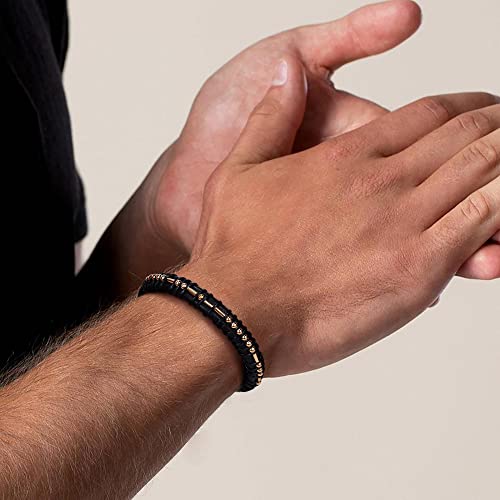 Mens Bracelet Gifts For Him, Adjustable Leather Bracelet Gifts For Men My Person Morse Code Bracelets For Mens Jewelry Unique Birthday Christmas Gifts For Boyfriend Husband Fiance From Wife Girlfriend #TOP1