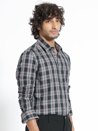Image of Rare Rabbit Regular fit Checked Shirt