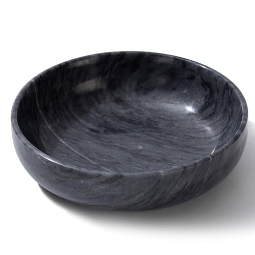CM CHIC MONDAY 5.91'' Large Decorative Marble Bowl for Home Decor, Key, Incense...