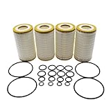 Engine Oil Filter & Gasket Seals O-rings 1121840225 1121840525 Compatible With Mercedes-Benz W211
