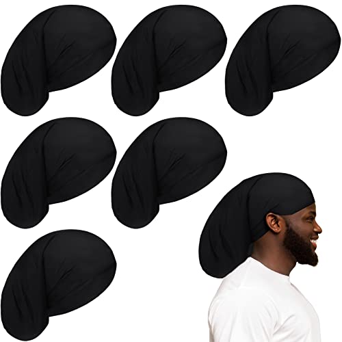 6-Pieces-Dreadlock-Cap-Unisex-Jumbo-Dreadlock-Cap-Dreads-Cap-for-Men-Long-Hair-Dreads-Head-Wrap-Shower-Night-Sleeping-Cap-Hair-Accessories-Sleep-Bonnet-for-Men-Women-Colorful