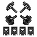 Amazicha Security Theft Deterrent Saddlebag Locks for Harley Davidson Touring 2004-2019 Bolts Screws Mounting Hardware Knobs Fastening Fastener Black