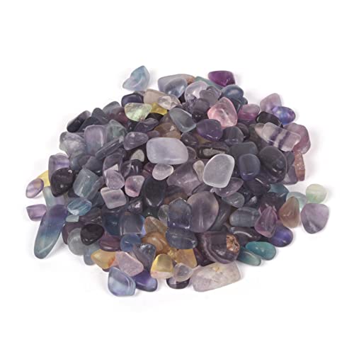 Image of 100 grams Small Tumbled Chips Polished Crushed Stone Crystal Healing Embellishments