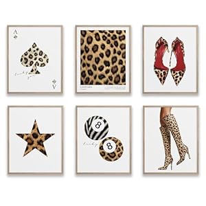 TwoDays Cheetah Print Room Decor, T...