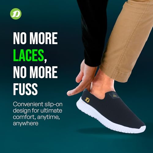 Image of DOCTOR EXTRA SOFT Memory Foam Mens Running Shoe | Sports,Gym,Training,Walking,Jogging,Casual | Lightweight & Comfortable | Loafer Sneakers Lace-Up Athletics Moccasins Slipon for Gent's & Boy's D-2002