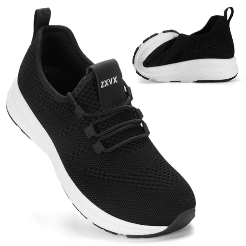 Image of Wide Toe Box Shoes Women Non-Slip Wide Width Sneakers Ultra Light Extra Wide Road Running Shoes for Women Breathable Tennis Walking Gym Workout Trainer 6-12