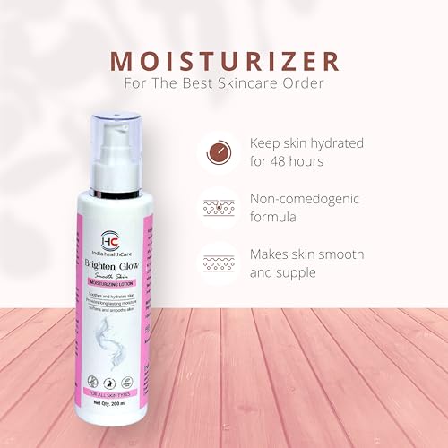 Image of Brighten Glow Smooth Skin Moisturising Cream for Daily Use | Softens Rough and Dry Skin | Improves Skin Elasticity | Hydrating and Protective Blend | Suitable for All Skin Types| With Essential Ceramides , Oatmral Extract , Apricot Oil & Almond Oil I 48 Hour Long-Lasting Moisturizer I