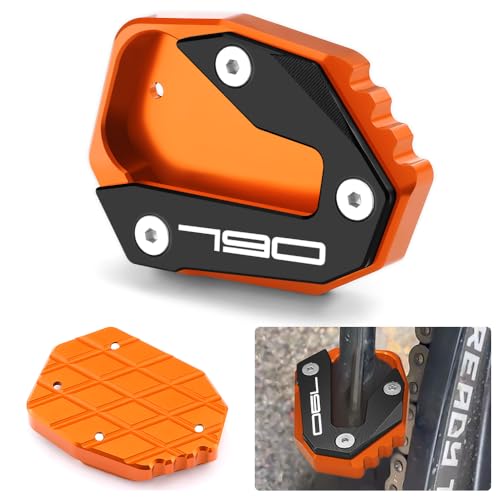 Coussinet de béquille CNC pour stationner votre KTM Duke 790 890 sur l'herbe