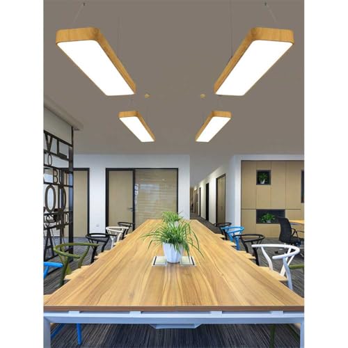 Lámpara de isla de aluminio LED lineal para comedor y techos altos 4