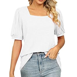 Printemps et été Nouveau t-Shirt Ample à Manches Courtes col en V plissé Couleur Unie Pack De Coton Chemise Manches Longues