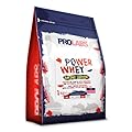 PROLABS POWER WHEY AMINO SUPPORT – 1 Kg - Frutti Rossi-Banana - Proteine del siero di latte – Con aminoacidi – Crescita massa muscolare - Elevato valore biologico - Ottimo per gli sportivi