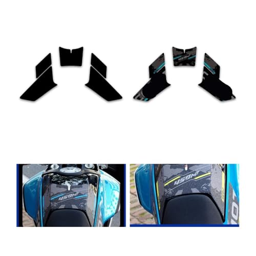 Protection Réservoir Moto 450MT Autocollant Antidérapant et Anti-Rayures Haute Densité - 3