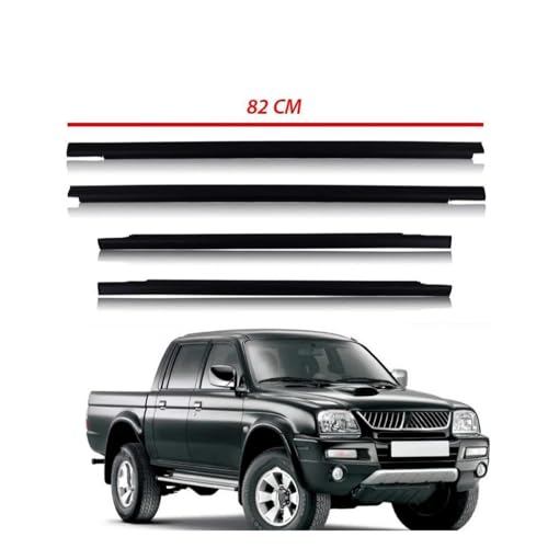 Evite filtraciones con el burlete para coche Mitsubishi L200 Strada de 4 piezas 4