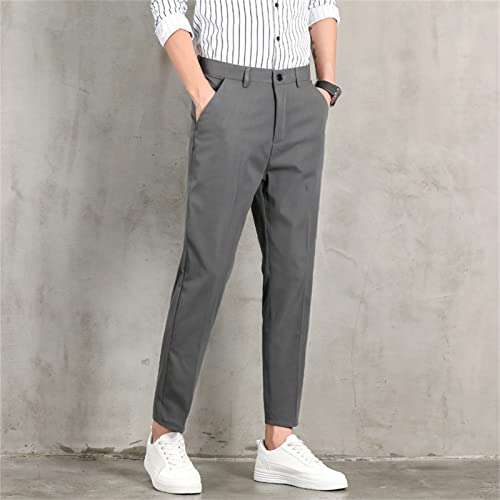 Pantalones Casual Ajustados No Plancha para Hombre miniatura 4