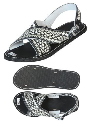 Artisanal Huarache - Grecas 50% Piel 50% Synthetic Black 603785