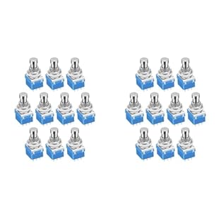 The 20PCS Guitar Effects Pedal Footswitch is a high-quality and foot switch designed for guitarists and musicians. The true bypass function ensures a clean signal path, and the solder lug design allows for easy installation. It features a 3PDT design...