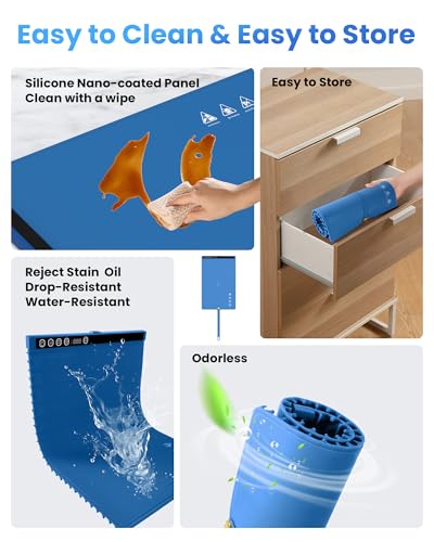 Chauffe-aliments rapide 10 secondes LAMA en silicone pliable à 6 températures - 7