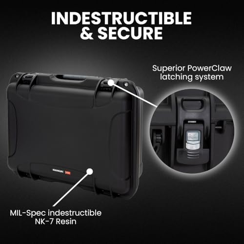 Maleta rígida impermeable NANUK 930-1001 con espuma miniatura 2