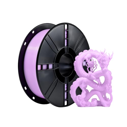 iBOSS PLA Plus (PLA+) 3D Printer Filament 1.75mm,1kg Spool (2.2lbs) Transparent 3D Printing Filament,Dimensional Accuracy +/- 0.02mm,PLA Pro 3D Filament,Fit Most FDM Printer(Transparent Violet)