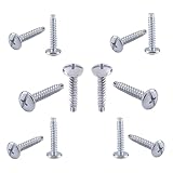 Electrical Panel Screws for Eaton LCCSCS, Galvanized Steel Circuit Breaker Box Cover Screws, Compatible with Cutler-Hammer or Bryant, 12 Pack