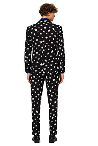 OppoSuits Men's Party Funny Crazy Prom Suit Costume - Jacket, Pants and Tie2
