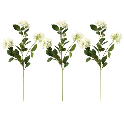 3Pcs 24.8' Artificial Crape Myrtle Flowers Fake...